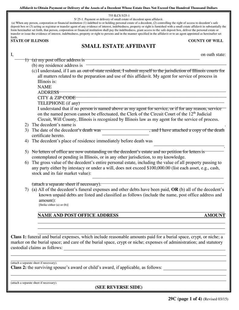 Recognizing the Small Estate Affidavit and Simplified Probate Procedures